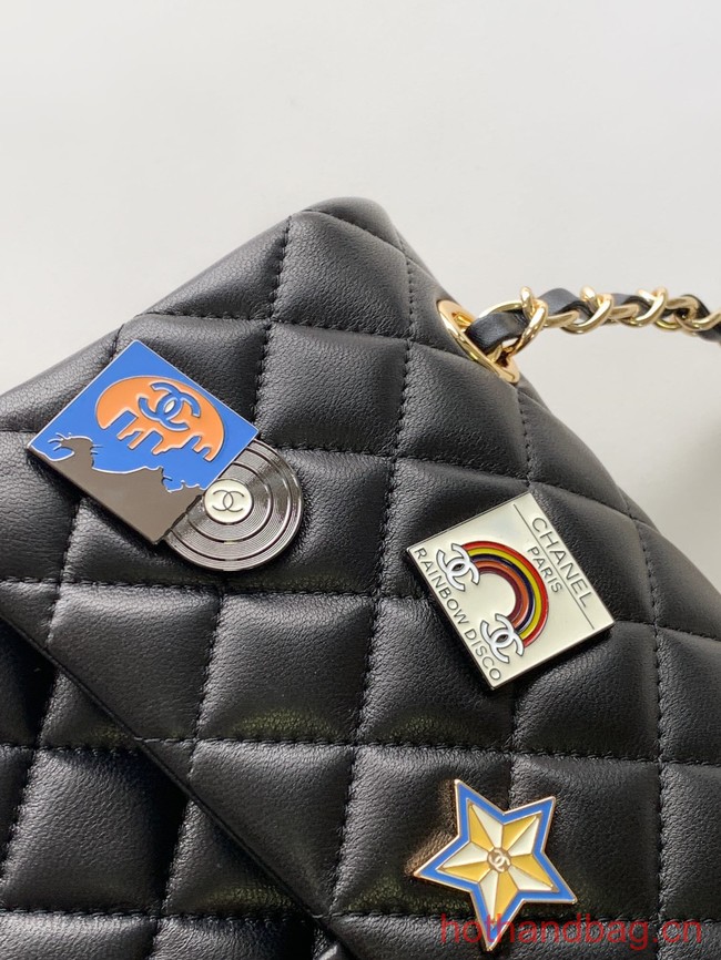Chanel CLASSIC HANDBAG A01112 black