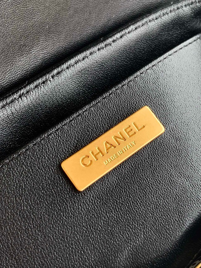 Chanel SMALL FLAP BAG WITH TOP HANDLE AS5356 black