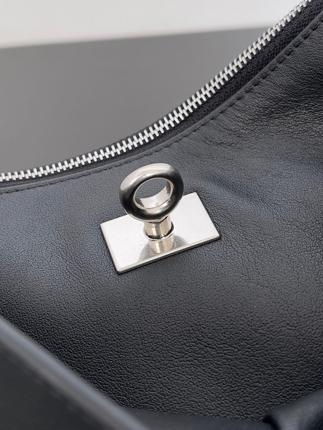 Balenciaga Rodeo Mini Handbag smooth calfskin 795455 black&Silver