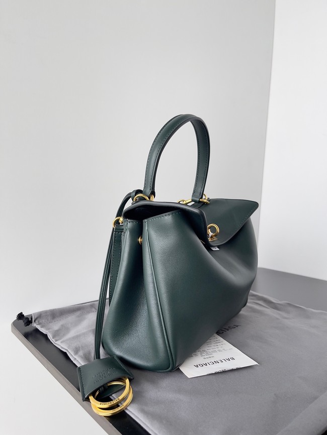 Balenciaga Rodeo Mini Handbag smooth calfskin 795456 lake green