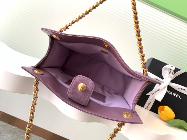 Chanel SHOPPING BAG AS5303 Purple