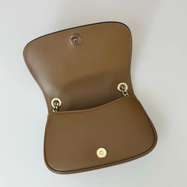 GUCCI BLONDIE SMALL SHOULDER BAG suede 815711 brown