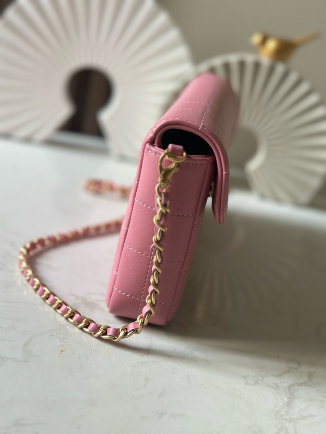 Chanel FLAP BAG AS3314 pink