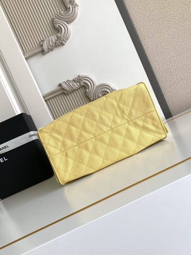 CHANEL 25 SMALL HANDBAG AS5293 Light Yellow