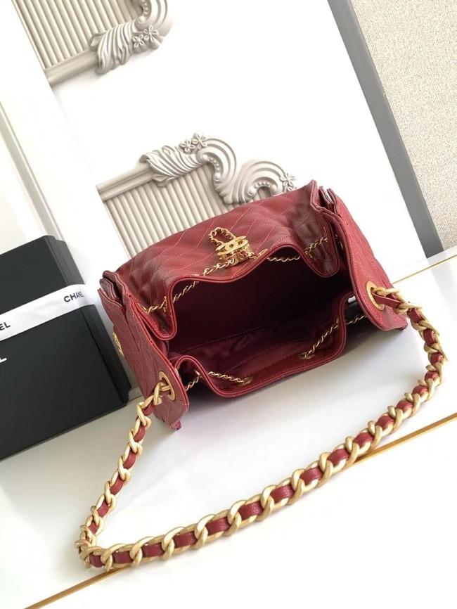 CHANEL 25 SMALL HANDBAG AS5293 red