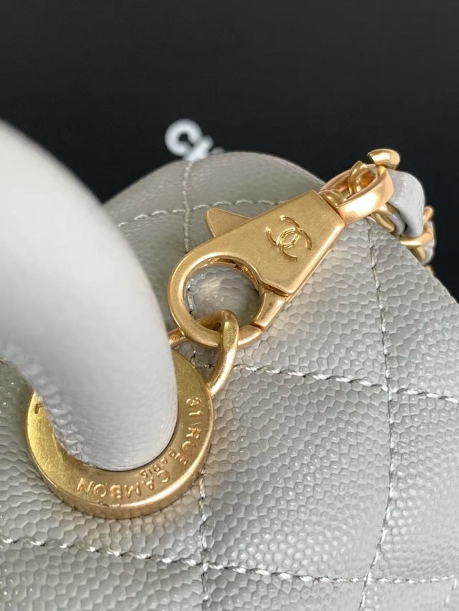 Chanel FLAP BAG WITH TOP HANDLE 92990-10