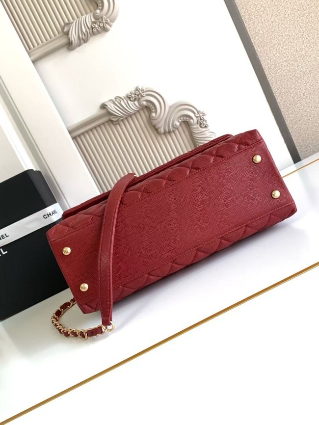 Chanel LARGE FLAP BAG WITH TOP HANDLE 92991-11