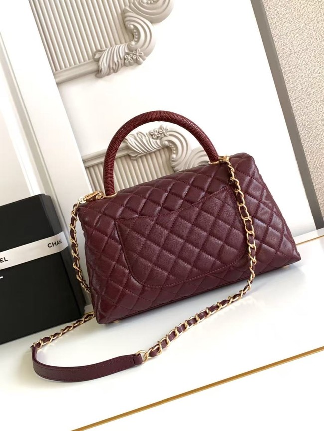 Chanel LARGE FLAP BAG WITH TOP HANDLE 92991-7