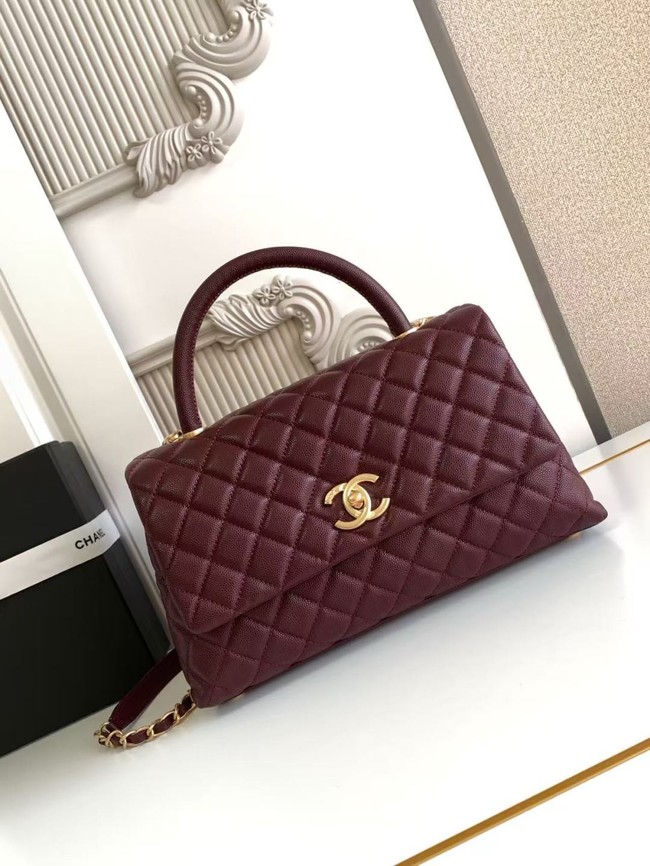 Chanel LARGE FLAP BAG WITH TOP HANDLE 92991-8