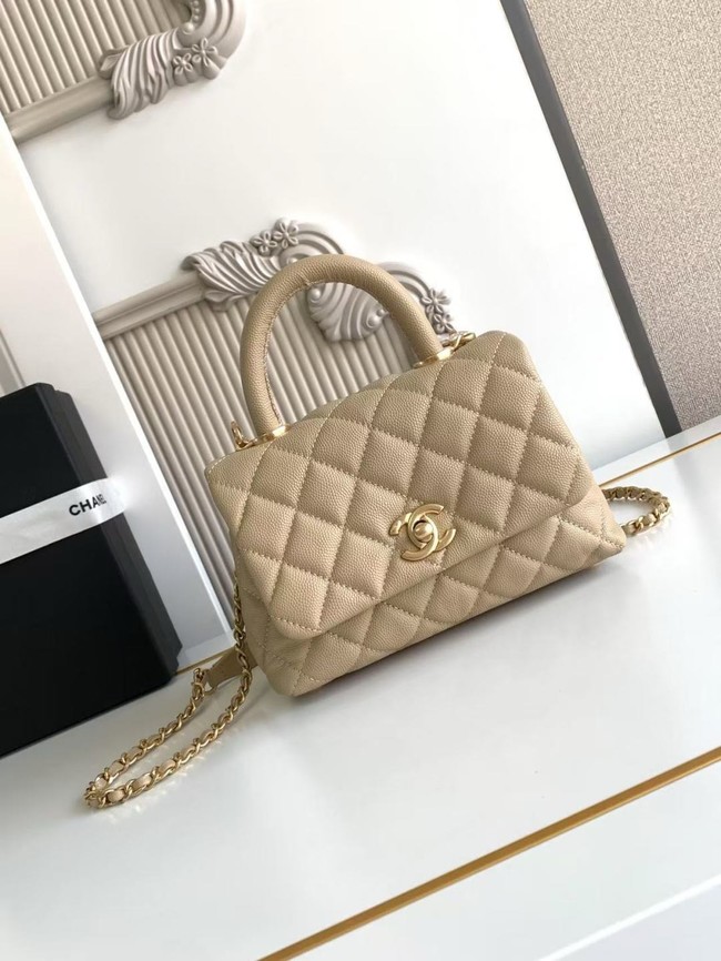 Chanel MINI FLAP BAG WITH TOP HANDLE AS2215-4