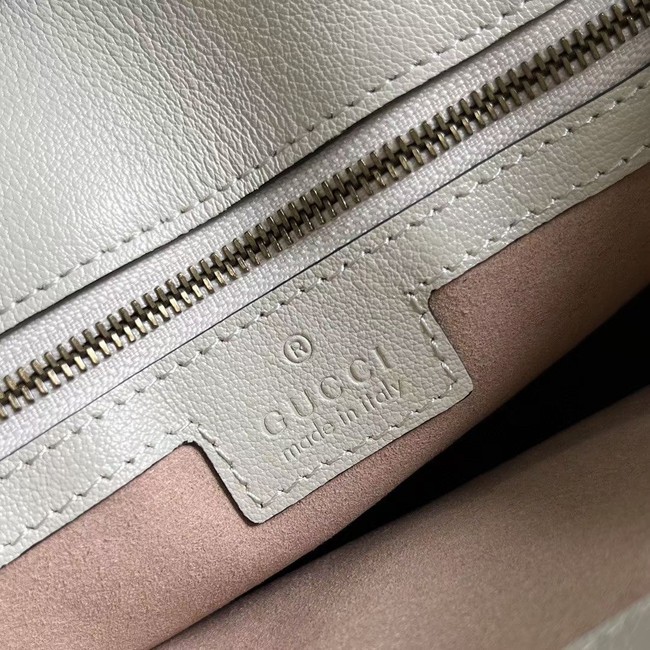 GUCCI GG MARMONT SMALL SHOULDER BAG 750396 white