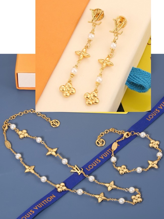 Louis Vuitton necklace&Earring&Bracelet CE16566