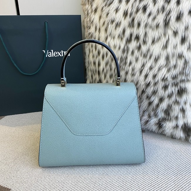 Valextra Iside Top Handle Medium Bag 56028 BLUE