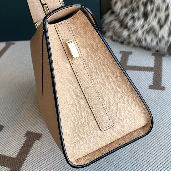 Valextra Iside Top Handle Medium Bag 56028 CASHMERE BEIGE