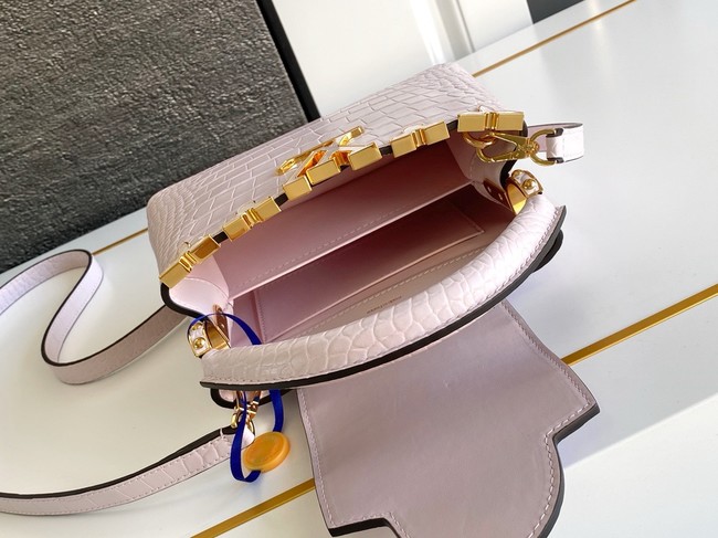 Louis Vuitton Capucines Mini Crocodile pattern M86153 pink