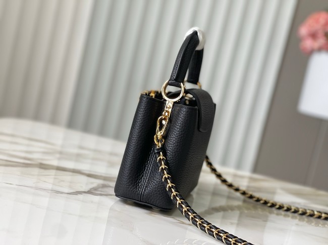 Louis Vuitton Capucines Mini M23082 black&Crystal