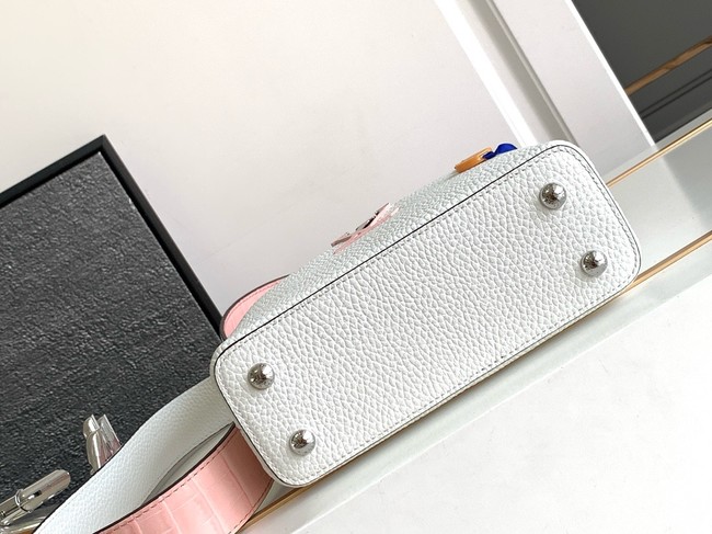Louis Vuitton Capucines Mini M96498 white&pink