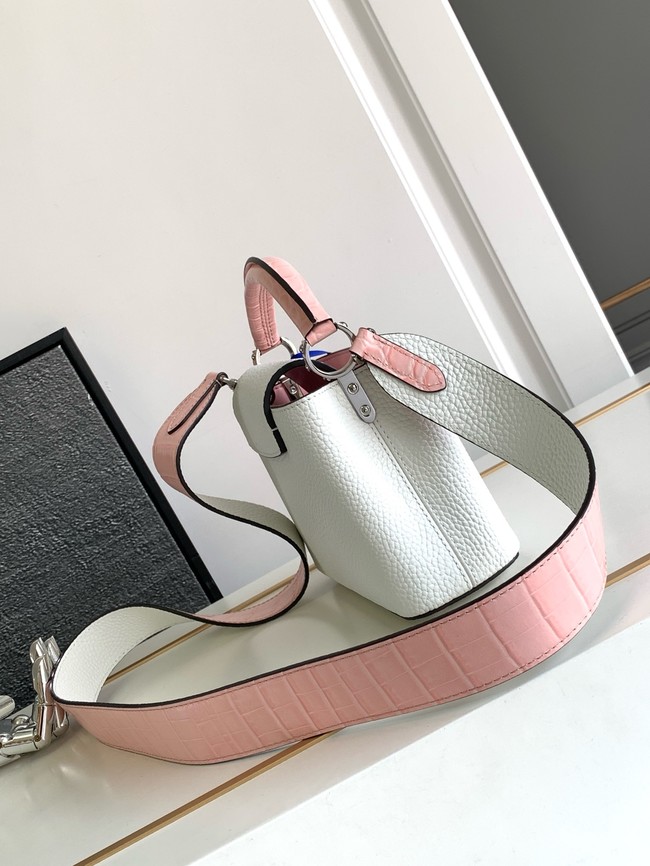 Louis Vuitton Capucines Mini M96498 white&pink