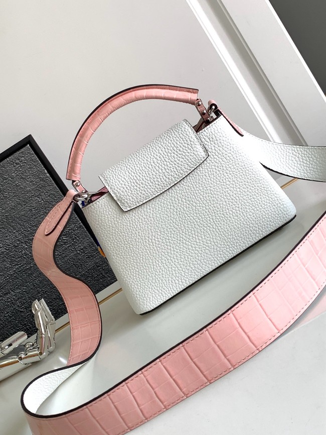 Louis Vuitton Capucines Mini M96498 white&pink