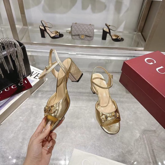 Gucci WOMENS HORSEBIT SANDAL 44938-6