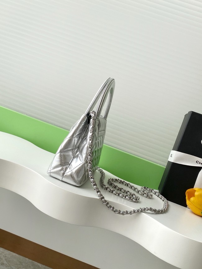 Chanel MINI SHOPPING BAG AS4416 Silver