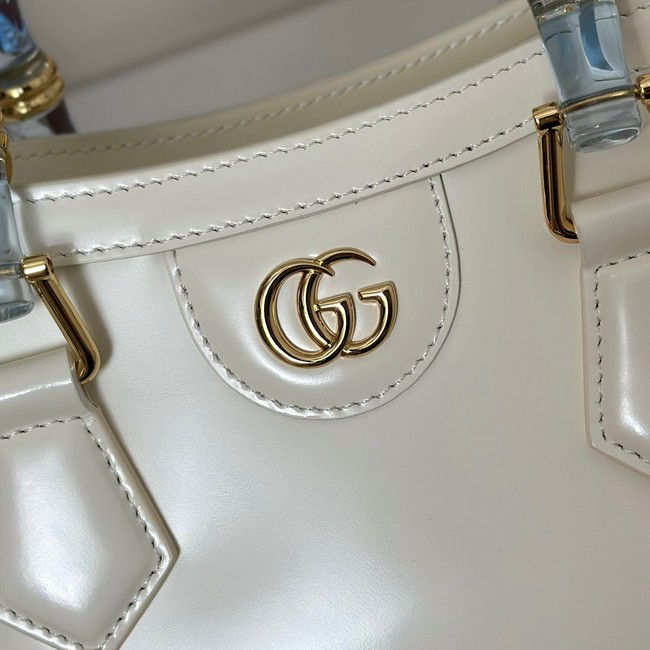 GUCCI BAMBOO DIVA SMALL BAG 832938 WHITE