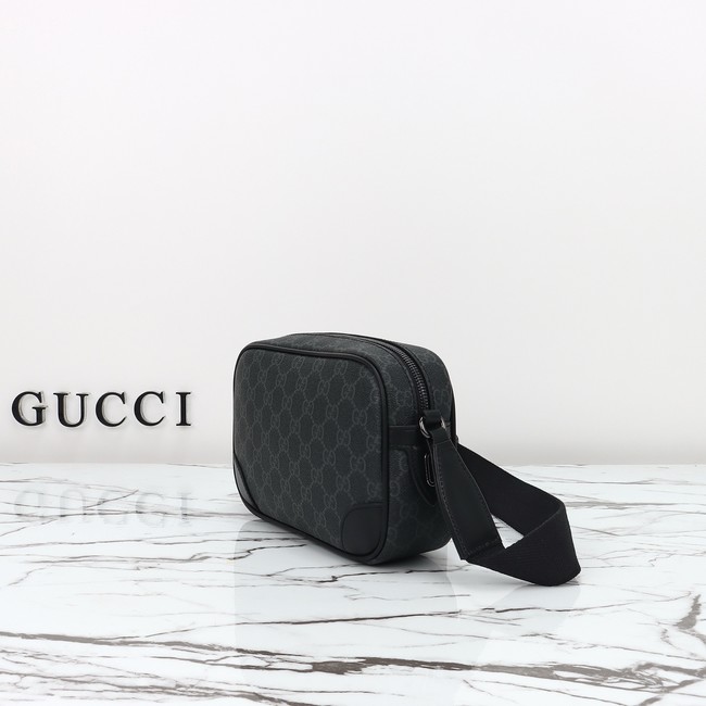 GUCCI GG CANVAS SMALL CROSSBODY BAG 821216 black