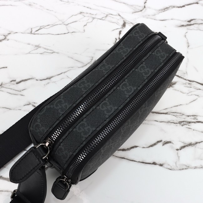 GUCCI GG Emblem mini crossbody bag 821217 black