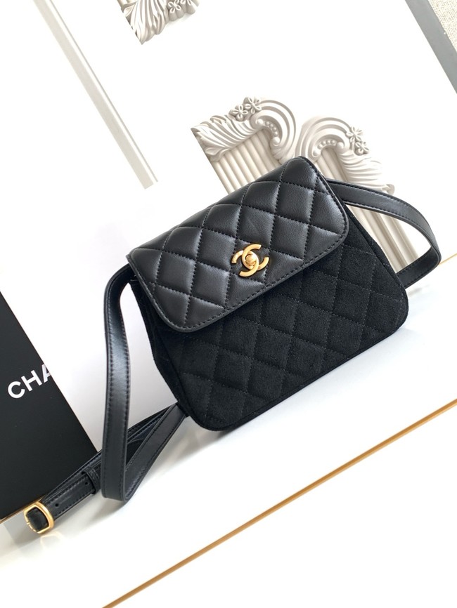 Chanel MINI FLAP BAG AS4679 BLACK