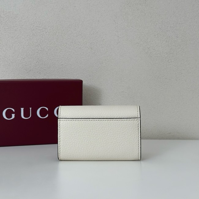 Gucci Softbit card case 828148 white