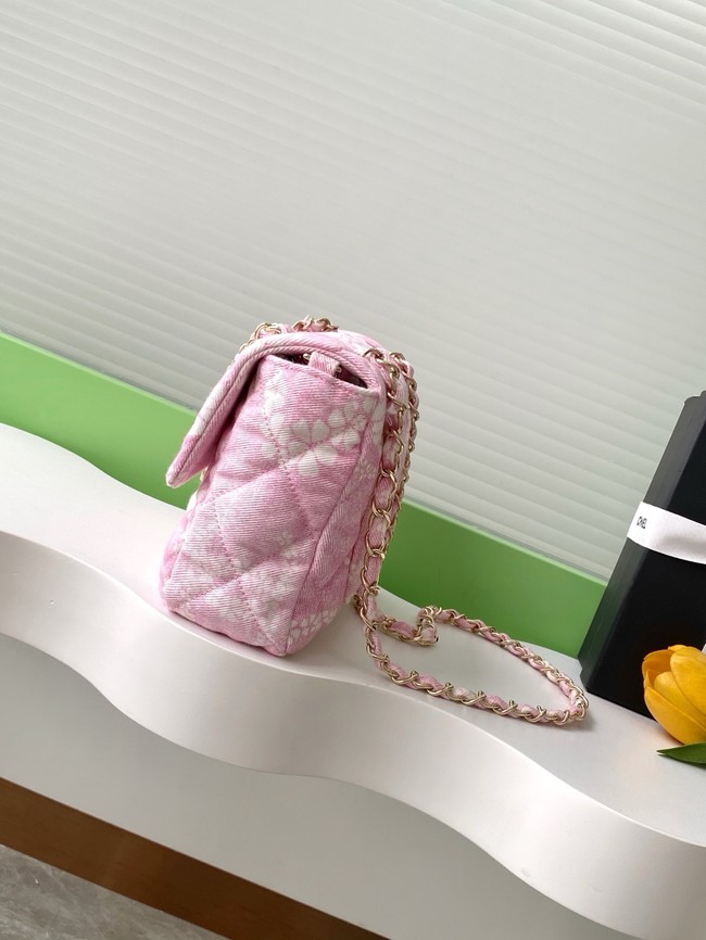 Chanel Flap Bag AS5454 Light Pink & White
