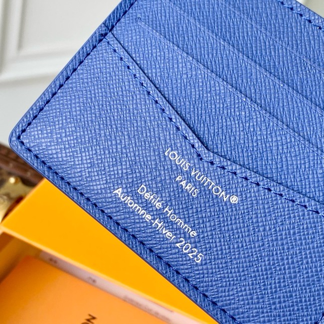 Louis Vuitton NEW Slender Wallet M15326 blue
