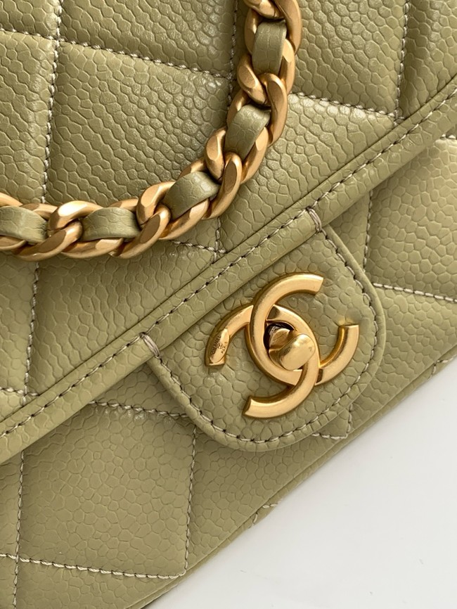 CHANEL Wallet On Chain AP5146 green