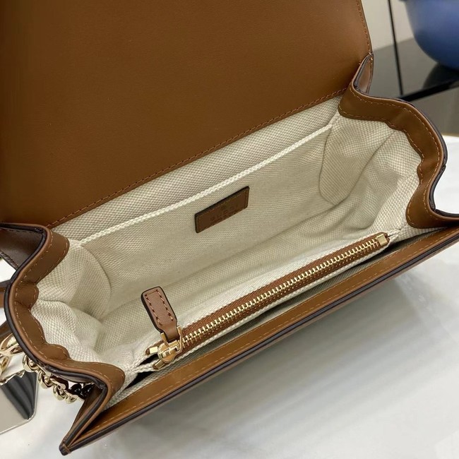 Gucci Go small shoulder bag 826761 brown