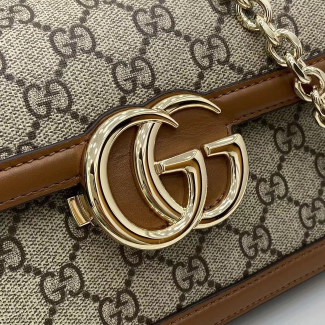 Gucci Go small shoulder bag 826761 brown