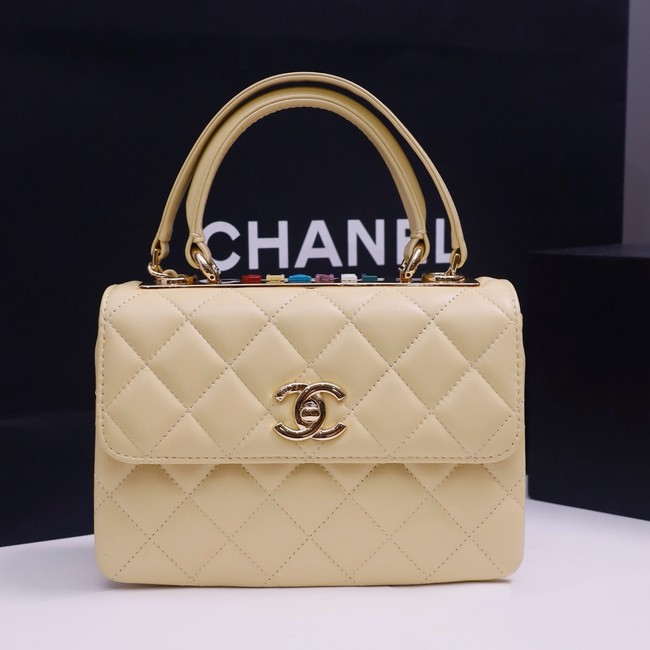 CHANEL mini Flap Bag With Top Handle 4654-7
