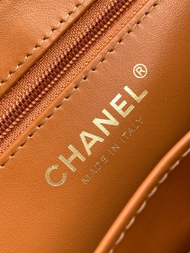 Chanel MINI Fringed Sequins SHOPPING BAG AS4416 orange