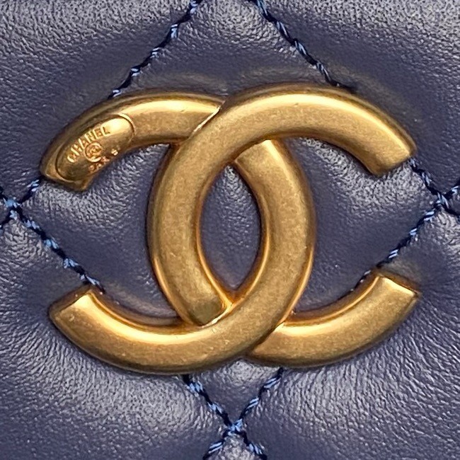 Chanel Mini Bowling Bag AS5572 Dark Blue