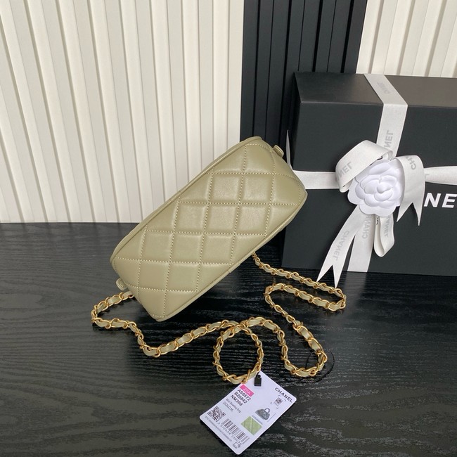 Chanel Mini Bowling Bag AS5572 green