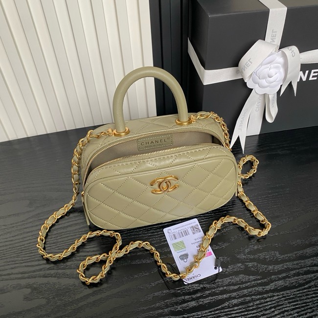 Chanel Mini Bowling Bag AS5572 green