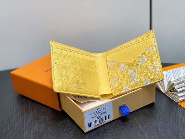 Louis Vuitton Multiple Wallet M14694 White&Yellow