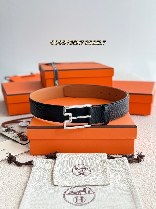 Hermes Epsom calfskin leather belt 66007