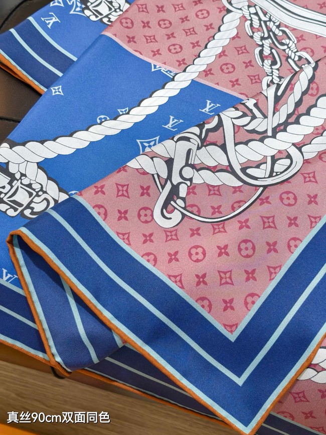 Louis Vuitton Square Scarf Silk Jacquard XT280