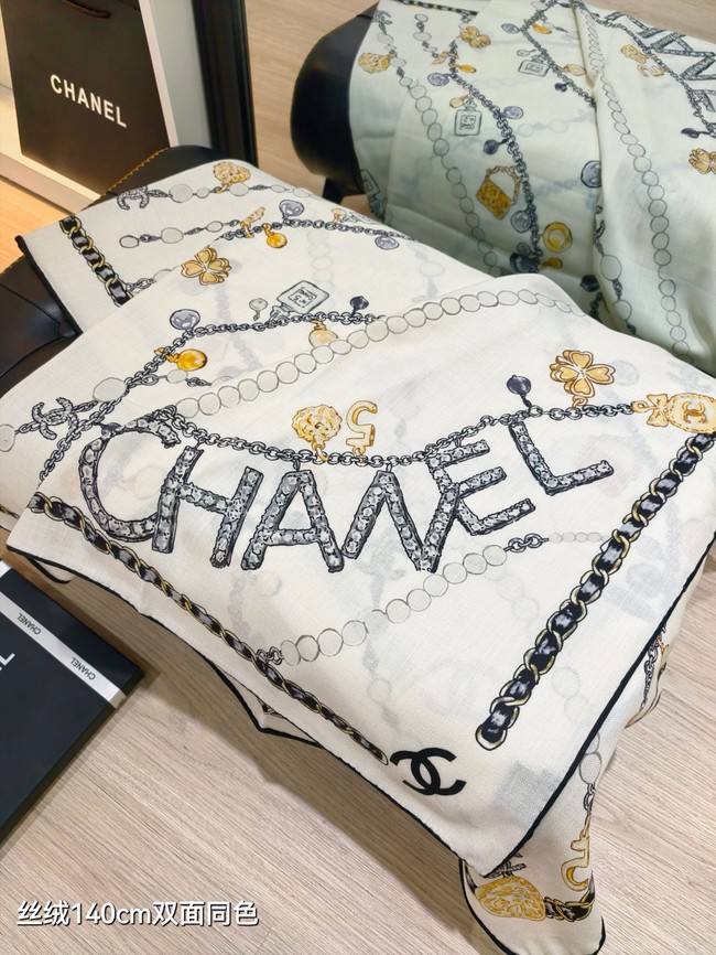 Louis Vuitton Shawl Cashmere and Silk KY124