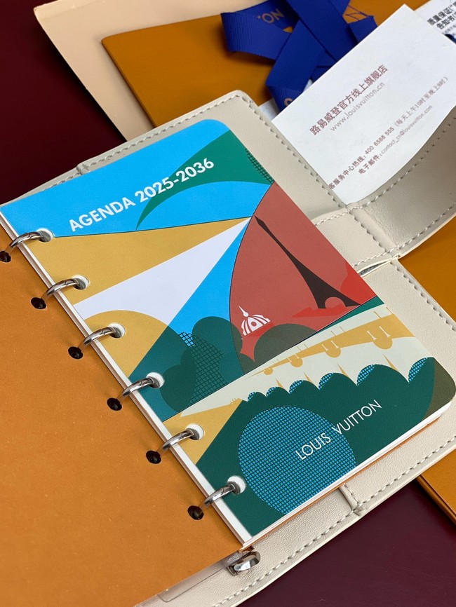Louis Vuitton Small Ring Agenda Cover CUSTOMIZABLE R20005-2