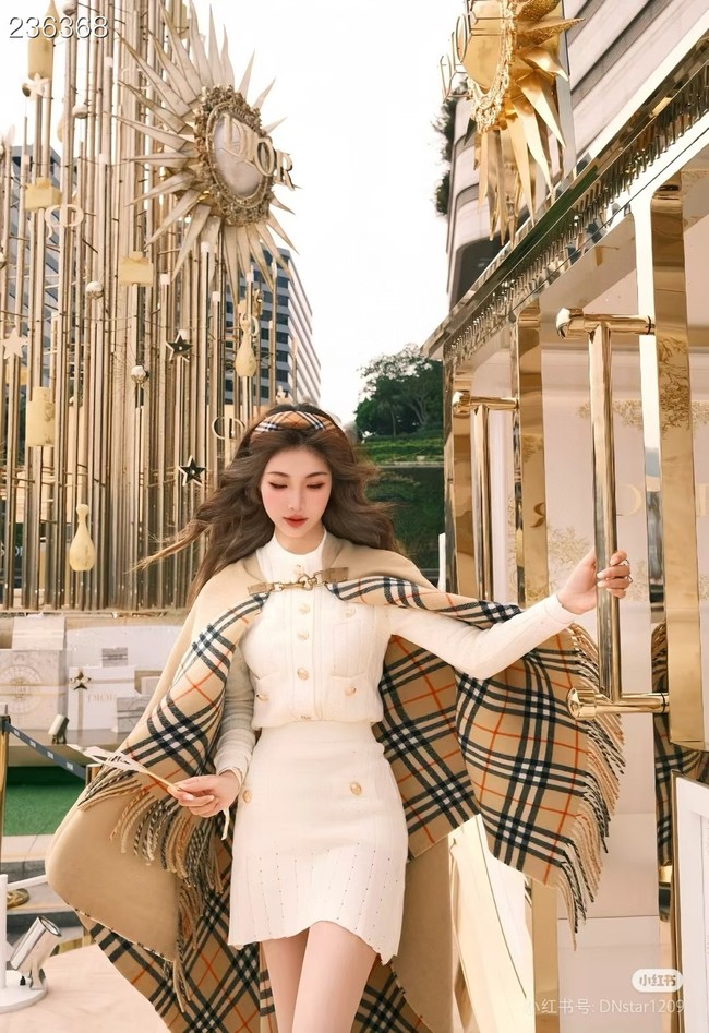 Burberry Cape Double-sided cashmere KY142