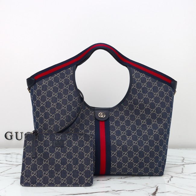 Gucci Giglio large tote bag 853971 Variation blue 