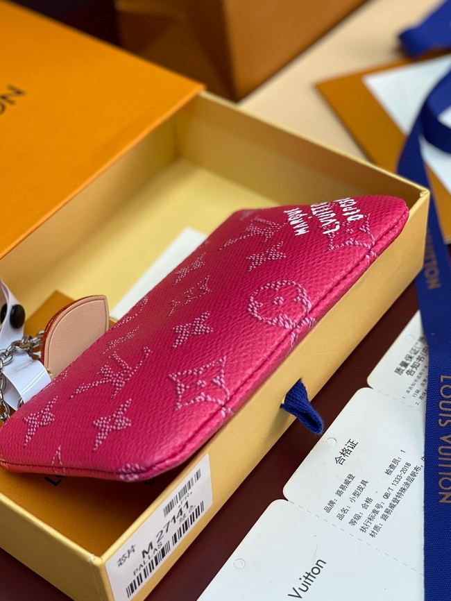 Louis Vuitton NEW Key Pouch S M27141 rose