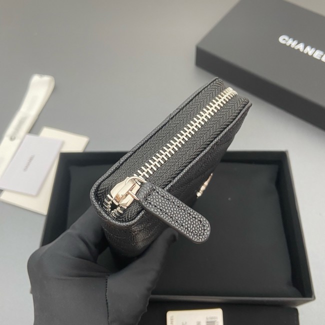 Chanel Classic Zipped Wallet 3726 black