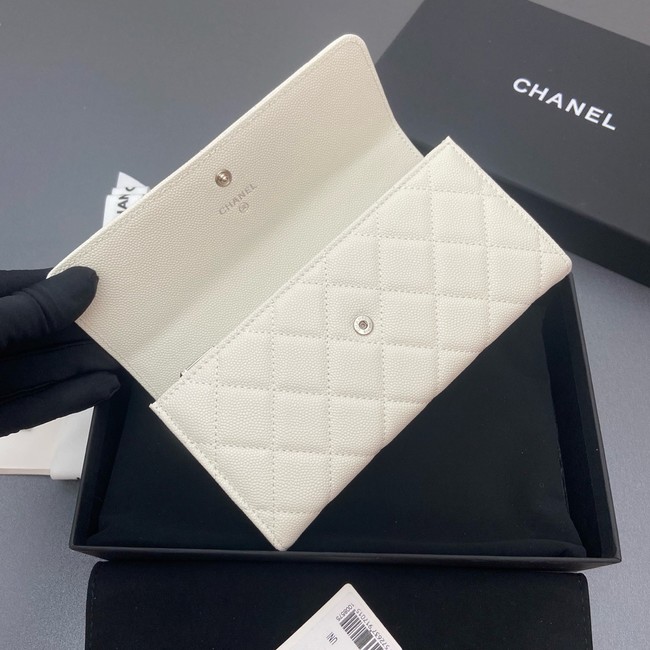 Chanel Long Flap Wallet AP3724 Cream
